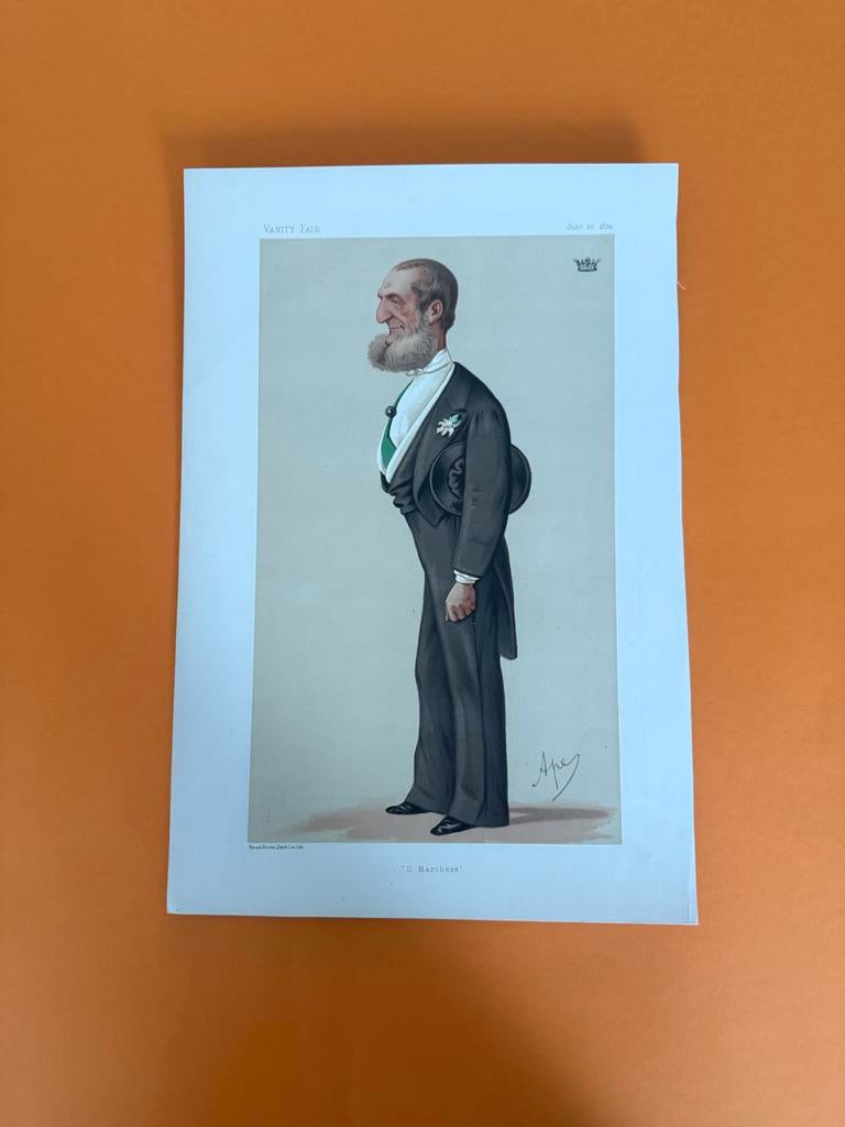Vintage Vanity Fair prent – “Il Marchese”, Ophalen of Verzenden