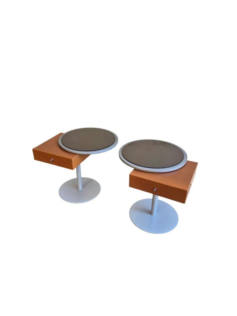 Interlübke space age design nachtkastjes (setprijs), Ophalen, Overige materialen, Gebruikt, Interlübke