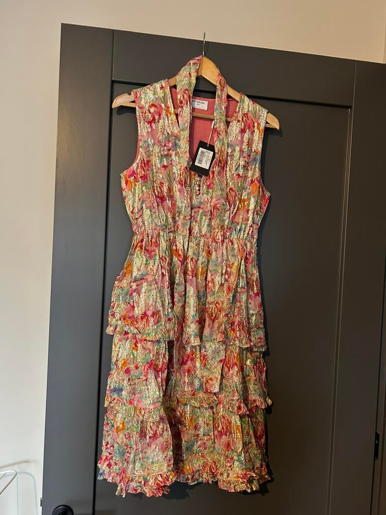 Nieuw jurkje Est’Seven maat XL (valt als L) te koop, Verzenden, Nieuw, Maat 42/44 (L), Knielengte