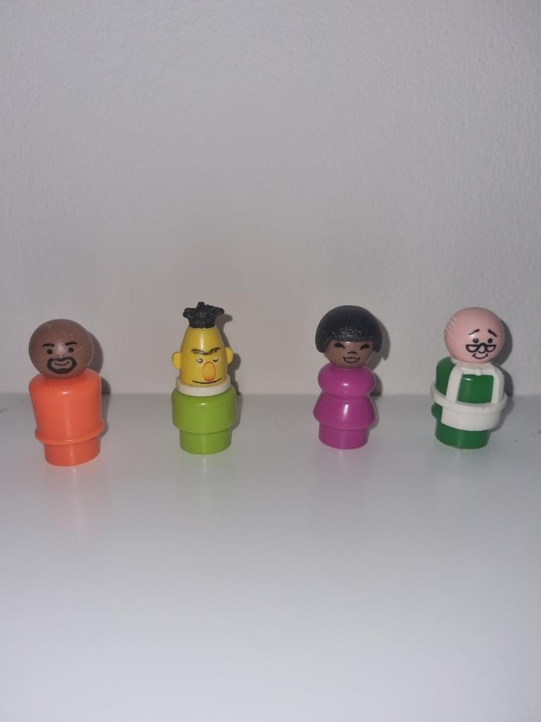 Zeldame vintage fisher price sesamstraat # 938, Ophalen of Verzenden, Zo goed als nieuw