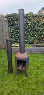 Buitenhaard van gasfles met verlengde stalen buizen, Tuin en Terras, Ophalen, Gebruikt, Niet van toepassing, Onbekend (zelfbouw)