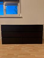 IKEA Malm ladekast, donkerbruin, 6 lades, Huis en Inrichting, Kasten | Ladekasten, Ophalen, Gebruikt, 5 laden of meer, 150 tot 200 cm