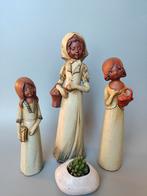 Retro vintage keramiek grote sculpturen / figuren Worpswede, Verzenden