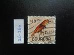 ecuador - vogel / gekraagde baardkoekoek 1966 (zl-264), Ophalen of Verzenden, Gestempeld, Zuid-Amerika