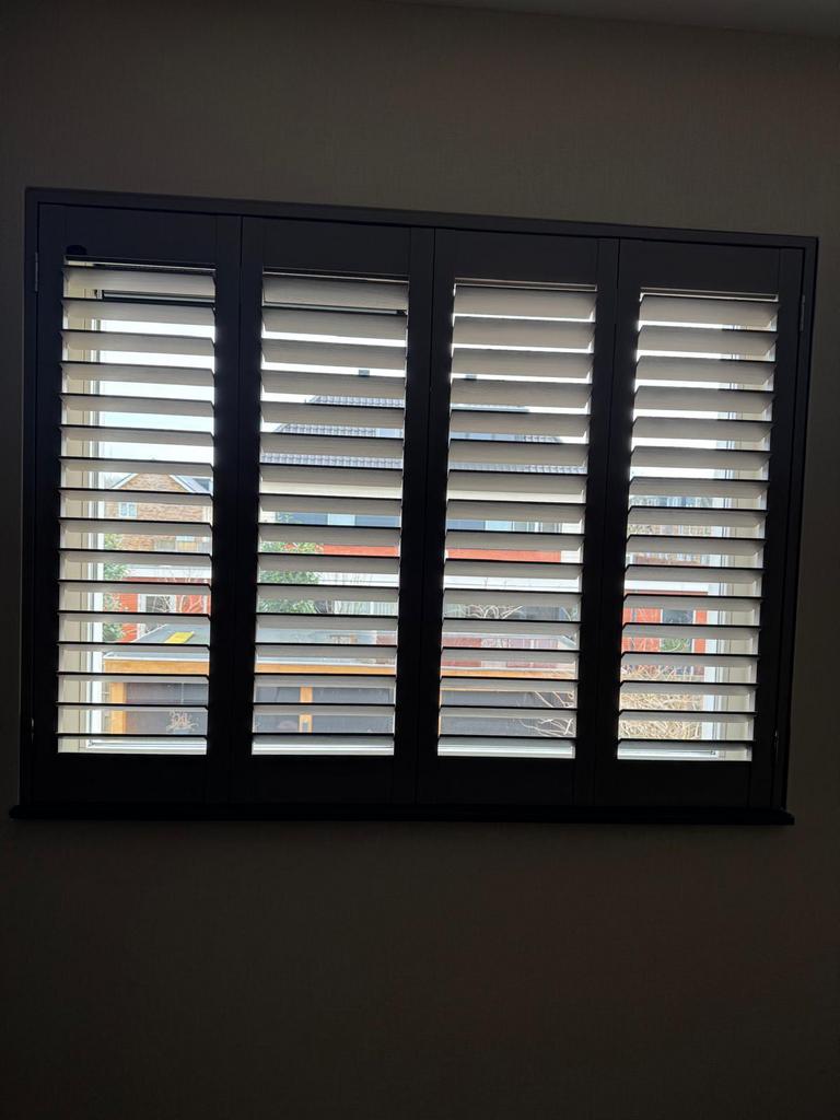 Shutters raam decoratie, Huis en Inrichting, 150 tot 200 cm, Ophalen of Verzenden, Zo goed als nieuw, 150 tot 200 cm