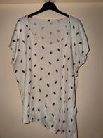 Dames wit shirt met print, Wit, Maat 46/48 (XL) of groter, Ophalen of Verzenden, Zo goed als nieuw