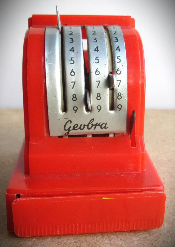 Geobra Kassa~Winkelkassa~Oud Speelgoed~Speelgoedwinkel, Ophalen of Verzenden, Gebruikt