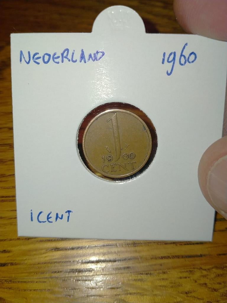 NL 1 Cent 1960 Juliana, Postzegels en Munten, Munten | Nederland, Verzenden, Koningin Juliana, 1 cent, Losse munt