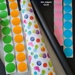 Stickerset stippen papier dots confetti stickers inpakken, Verzenden