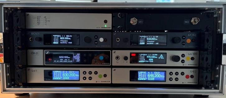 Sennheiser EW G4/D draadloos systeem, gig-ready, Muziek en Instrumenten, Microfoons, Zo goed als nieuw, Overige typen, Draadloos