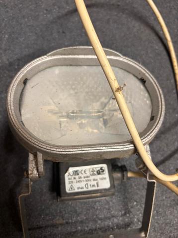 2 stuks Vintage Halogeen Bouwlamp beschikbaar voor biedingen