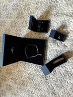 Halsketting ( 4-delig set)!!!, Sieraden, Tassen en Uiterlijk, Kettingen, Ophalen of Verzenden, Zo goed als nieuw, Zilver, Overige materialen