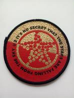 U2 mooie  vintage 1994 Zoo tv tour patch 18 + goud print, Verzenden, Nieuw, Kleding