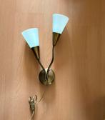 Wandlamp met 2 armen, Huis en Inrichting, Lampen | Wandlampen, Ophalen of Verzenden, Zo goed als nieuw