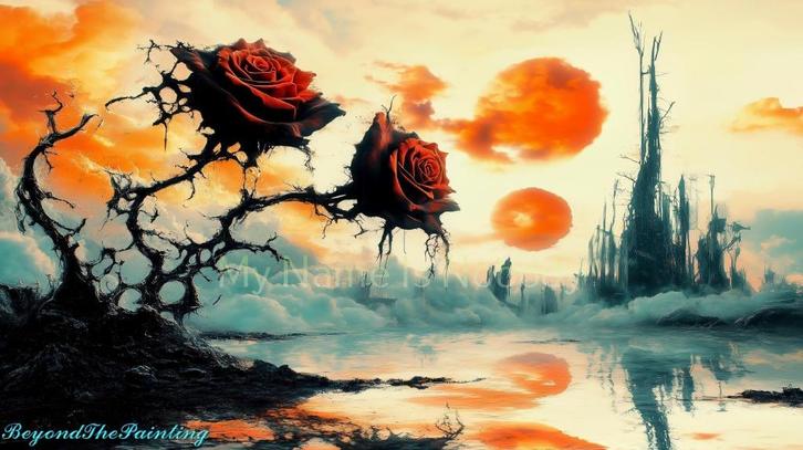 The Last Bloom - Diamond Painting of Puzzel, Hobby en Vrije tijd, Overige Hobby en Vrije tijd, Nieuw, Verzenden