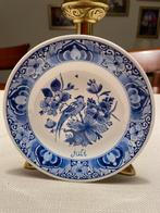 Delfts Blauw set maandbordjes, kruikje en kandelaar, Ophalen