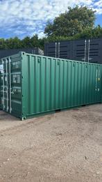 20 ‘ft zeecontainer nieuw RAL 6005