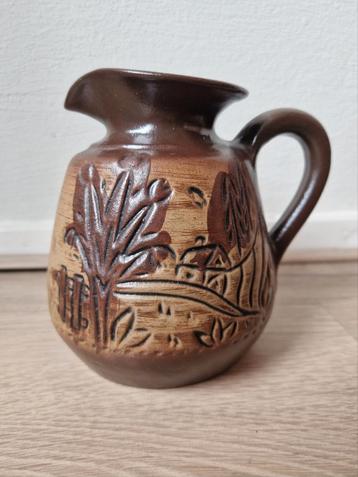 Vintage Bruine Kruik/Vaas beschikbaar voor biedingen