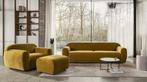 Bank Showmodel Montel Bold, Ophalen, Minder dan 75 cm, Driepersoons, Retro - organisch