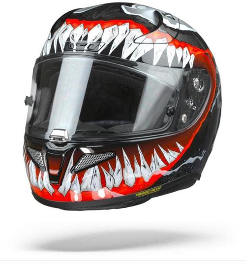 HJC RPHA 11 motorhelm – Marvel Venom 2, Motoren, Kleding | Motorhelmen, Integraalhelm, L, HJC, Tweedehands, Ophalen of Verzenden