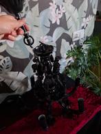 Zwarte kroonluchter voor themafeest, Ophalen of Verzenden, Gebruikt, Kunststof, Kroonluchter