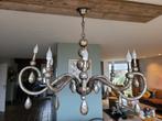 Xxl kroonluchter oud zilver ijzer i.z.g.st. 1.30m, Huis en Inrichting, Lampen | Kroonluchters, Ophalen, Zo goed als nieuw