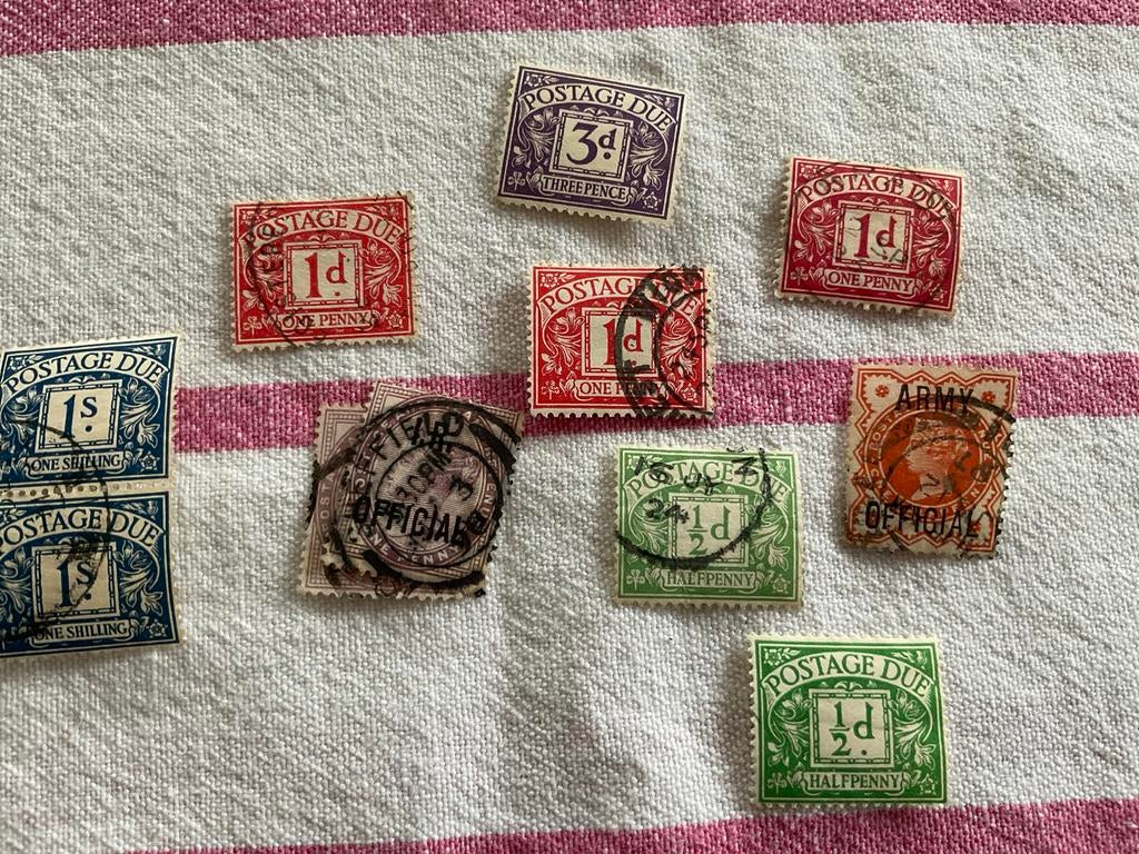 Collectie Britse Postzegels - Diverse Waardes, Postzegels en Munten, Postzegels | Nederland, Ophalen of Verzenden, T/m 1940, Gestempeld