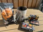 BBQ Set: Briketten, Starter & Aanmaakblokjes, Ophalen, Zo goed als nieuw