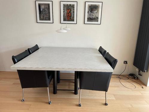 Eethoek met 4 stoelen, Huis en Inrichting, Complete eetkamers, Zo goed als nieuw, 4 tot 6 stoelen, Ophalen