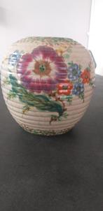 Vaas met bloemen (antiek plateel), Antiek en Kunst, Antiek | Vazen, Ophalen