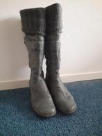 Grijze hoge laarzen, Hush Puppies, maat 40, Hoge laarzen, Ophalen of Verzenden, Zo goed als nieuw, Grijs