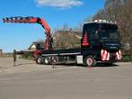 MAN TGX 35.480!8x4 TRIPLE!HIAB 62tm!CRANE/GRUE!EURO6!, Auto's, Automaat, Euro 6, MAN, Zwart
