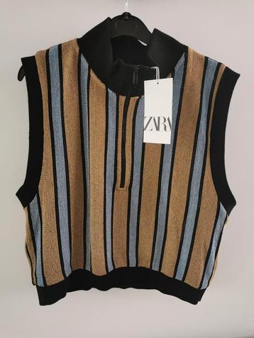 ZARA top met ritssluiting mt. L beschikbaar voor biedingen