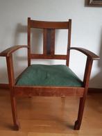 Brede stoel met armleuningen, Huis en Inrichting, Stoelen, Ophalen, Hout, Gebruikt, Overige kleuren