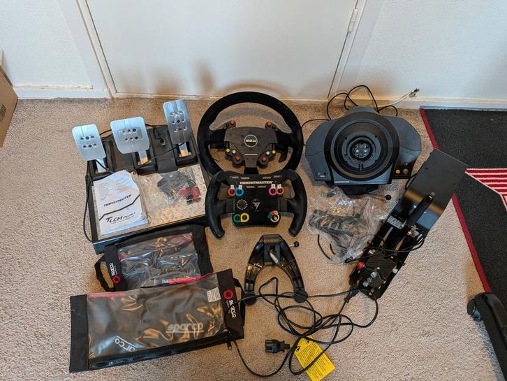Thrustmaster TX Racing Wheel Bundel, Spelcomputers en Games, Spelcomputers | Overige, Gebruikt, Ophalen