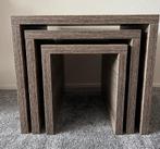 Bijzettafels 3 stuks, Ophalen, Minder dan 45 cm, Minder dan 55 cm, Zo goed als nieuw