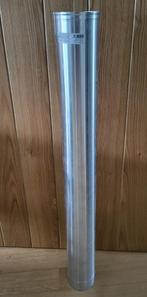 Nieuw 1 stuks Burgerhout rookgaspijp enkelwandig 110 mm, Ophalen of Verzenden, Minder dan 2 meter, Nieuw, Aluminium