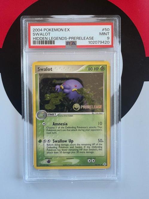 Swalot prerelease psa 9 pokemon, Hobby en Vrije tijd, Verzamelkaartspellen | Pokémon, Zo goed als nieuw, Losse kaart, Ophalen of Verzenden