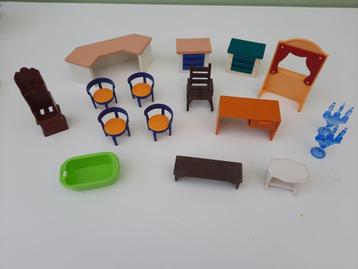 Playmobil meubels 1,- per stuk