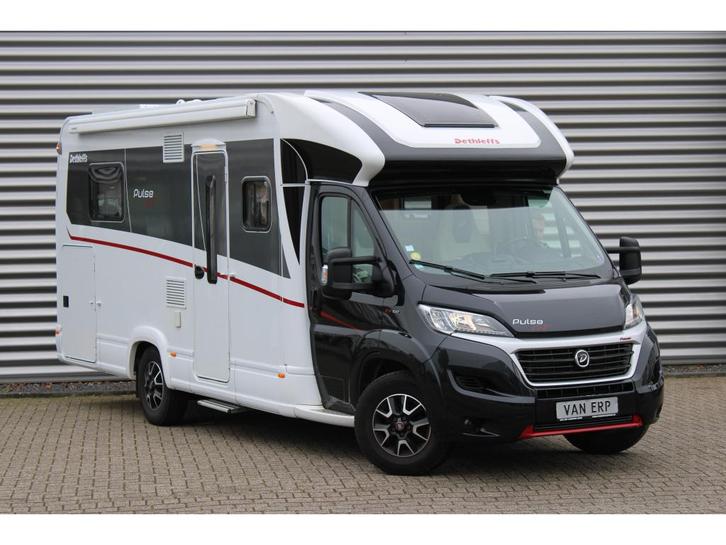 Dethleffs Pulse GT 7051 Fiat 160PK Queensbed Face to Face, Caravans en Kamperen, Campers, Bedrijf, tot en met 4, Half-integraal