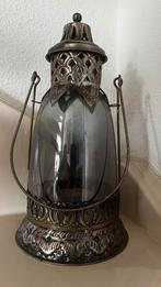 Sfeervol metalen windlicht / lantaarn – Oosterse stijl, Huis en Inrichting, Woonaccessoires | Kandelaars en Kaarsen, Overige kleuren