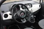 Fiat 500 1.2 Lounge - AIRCO, PANORAMADAK, BLUETOOTH, LED, Auto's, Voorwielaandrijving, Stof, Gebruikt, 4 cilinders