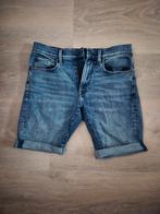 G star 3301 heren slim short, Blauw, G-STAR, Ophalen of Verzenden, Zo goed als nieuw