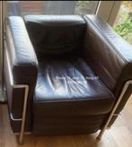 Fauteuil Cassina replica / Corbusier, Huis en Inrichting, Fauteuils, Ophalen, Gebruikt, 50 tot 75 cm, Leer