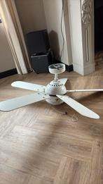 Plafond ventilator met lamp, Witgoed en Apparatuur, Ventilatoren, Ophalen of Verzenden, Zo goed als nieuw, Plafondventilator