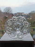 Taartschaal Kristalglas Vintage, Antiek en Kunst, Antiek | Glas en Kristal, Ophalen of Verzenden
