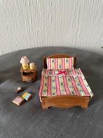 Sylvanian families ouders bed, Ophalen of Verzenden, Zo goed als nieuw, Poppenhuis