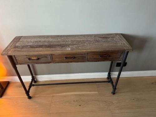 Riviera Maison sidetable, Huis en Inrichting, Tafels | Sidetables, Gebruikt, 25 tot 50 cm, 100 tot 150 cm, Rechthoekig, Overige houtsoorten