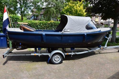 Priced to sell! Leuke Hatecke reddingsloep diesel (Harding), Watersport en Boten, Sloepen, Gebruikt, 10 tot 30 pk, 3 tot 6 meter