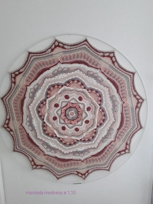 Gehaakte mandala Madnes, Hobby en Vrije tijd, Breien en Haken, Nieuw, Haken, Overige typen, Ophalen of Verzenden